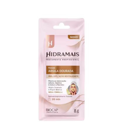 Imagem do produto Hidramais Argila Dourada - Máscara Facial 8g