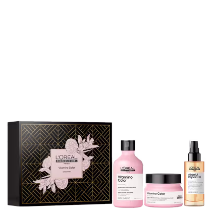 Imagem do produto Kit L'Oreal Professionnel Serie Expert Vitamino Color Resveratrol & Absolut Repair Oil (3 Produtos)
