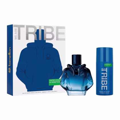 Imagem do produto Conjunto Tribe Benetton Masculino - Eau de Toilette  90ml + Desodorante Spray 150ml
