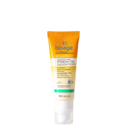 Bioage Bio-SunProtect Antioleosidade FPS 30 Bege Claro - Protetor Solar 45ml