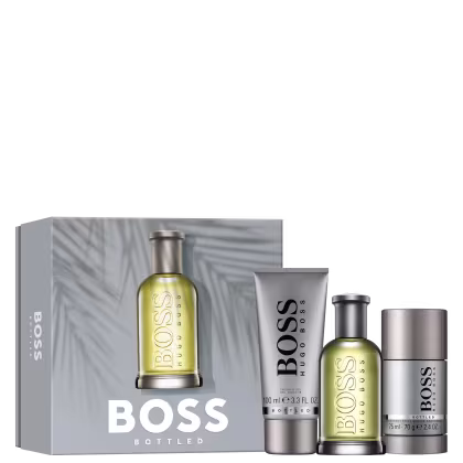 Imagem do produto Conjunto Boss Bottled Hugo Boss Masculino - Eau de Toilette 100ml + Gel de Banho 100ml + Desodorante Stick 75ml