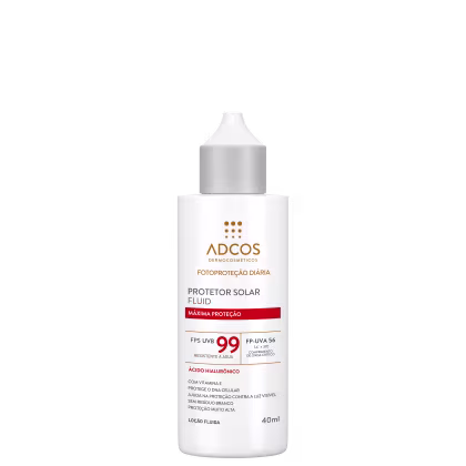 Imagem do produto Adcos Fotoproteção Diária Fluid FPS99 Incolor - Protetor Solar Facial 40ml