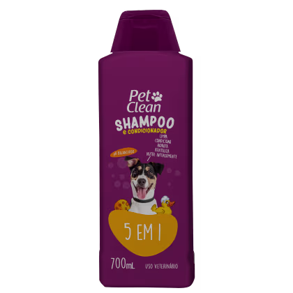 Imagem do produto Pet Clean 5 em 1 - Shampoo e Condicionador para Pets 700ml