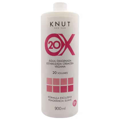 Imagem do produto KNUT OX 20 Volumes - Água Oxigenada Estabilizada Cremosa 900ml