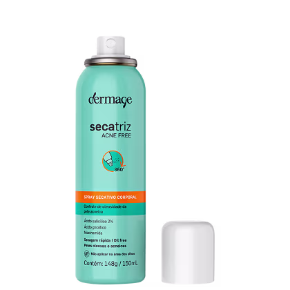 Imagem do produto Dermage Secatriz Acne Free - Spray Secativo Corporal 150ml