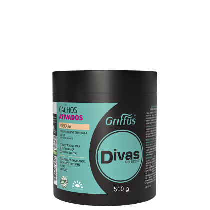 Imagem do produto Griffus Divas do Brasil Cachos Ativados - Máscara Capilar 500g