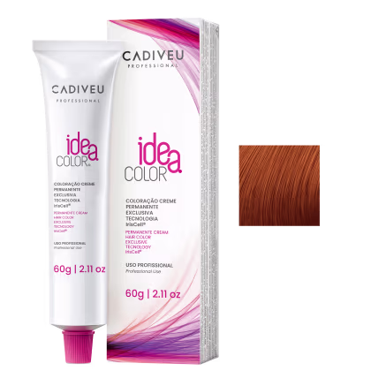 Imagem do produto Cadiveu Professional Idea Color 7.43 Louro Médio Cobre Dourado - Coloração Permanente 60g