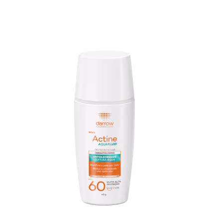 Imagem do produto Darrow Actine Aquafluid FPS60 1.5 Claro Médio - Protetor Solar Facial 40g