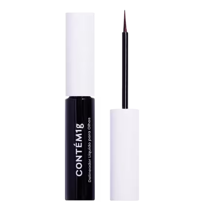 Imagem do produto Contém1g Quase Preto Escarlate - Delineador Líquido Metálico 3ml