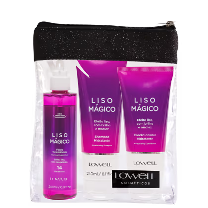 Imagem do produto Kit Lowell Keeping Liss Liso Mágico (3 Produtos)