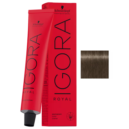 Imagem do produto Schwarzkopf Professional Igora Royal 7-13 Louro Médio Cinza Mate - Coloração Permanente 60ml