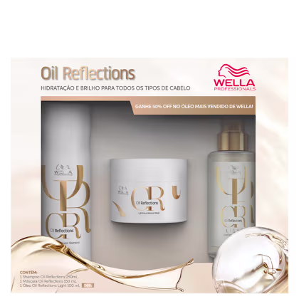 Imagem do produto Kit Wella Professionals Oil Reflections Luminous Trio (3 Produtos)