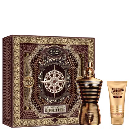 Imagem do produto Conjunto Le Male Elixir Jean Paul Gaultier Masculino - Perfume Parfum 125ml + Gel de Banho 75ml