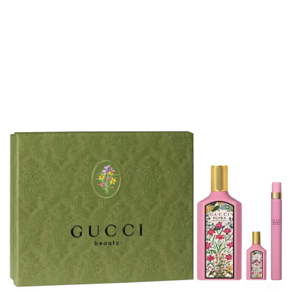 Imagem do produto Conjunto Flora Gorgeous Gardênia Gucci - Eau de Parfum 100ml + Eau de Parfum 10ml + Eau de Parfum 5ml