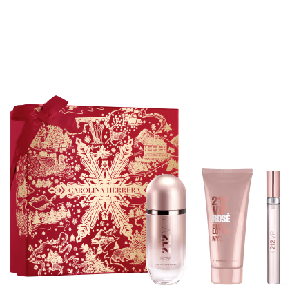 Imagem do produto Conjunto 212 VIP Rosé Carolina Herrera Feminino (3 Produtos)