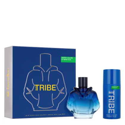 Imagem do produto Conjunto We Are Tribe Benetton Masculino - Eau de Toilette 90ml + Desodorante 150ml
