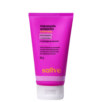 Hidratante corporal antiatrito, da marca Sallve.