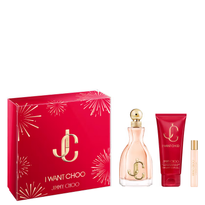 Imagem do produto Conjunto Jimmy Choo I Want Choo Feminino - Eau de Parfum 100ml +  Eau de Parfum 7,5ml + Hidratante 100ml