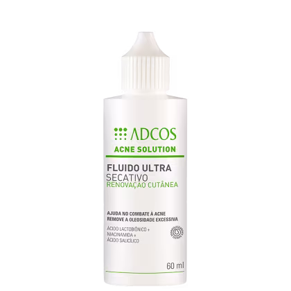 Fluido Ultra Secativo Adcos Acne Solution 60ml