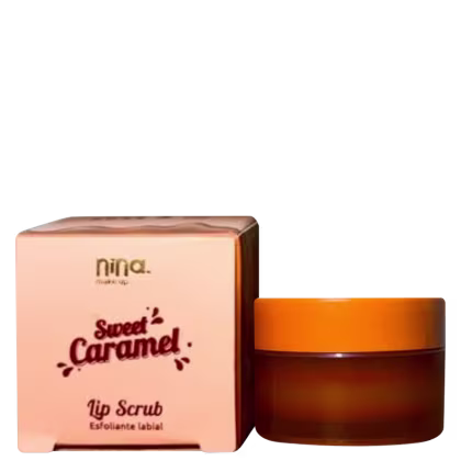 Esfoliante Labial Nina Makeup Sweet Caramel Lib Scrub de 9g