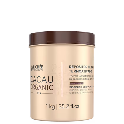 Repositor de Massa Capilar Richée Professional Cacau Organic Btx, 1kg.
