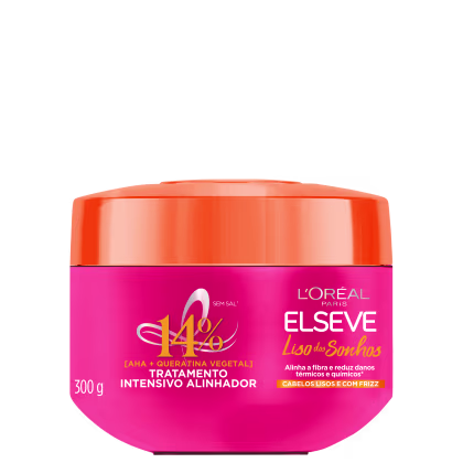 Tratamento capilar Liso dos Sonhos, da marca Elseve.