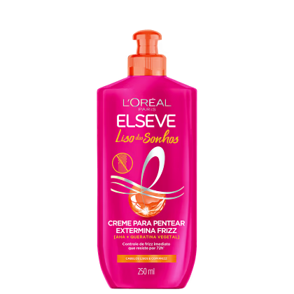 Creme para Pentear Liso dos Sonhos, da marca Elseve.