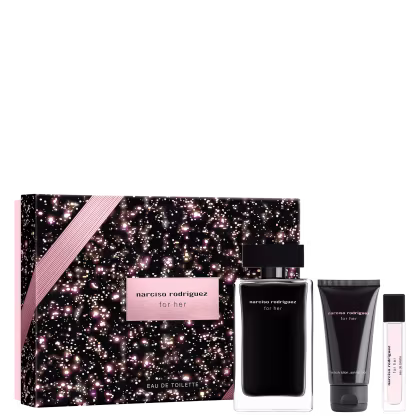 Imagem do produto Conjunto For Her Narciso Rodriguez Feminino - Perfume Eau de Toilette 100ml + Body Lotion 50ml + Travel Size 10ml