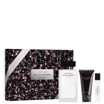 Imagem do produto Conjunto For Her Pure Narciso Rodriguez Feminino - Perfume Eau de Parfum 100ml + Body Lotion 50ml + Travel Size 10ml