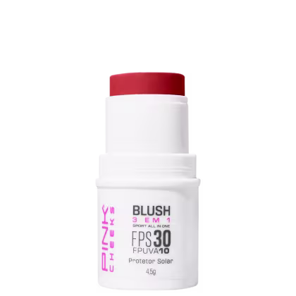 Blush Multifuncional Pink Cheeks Sport All in One FPS30 FPUVA10 Red Cherry, 4,5g.