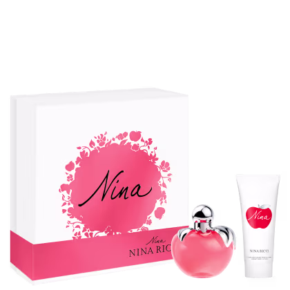 Imagem do produto Conjunto Nina Nina Ricci Feminino - Perfume Refilável Eau de Toilette 80ml + Body Cream 75ml