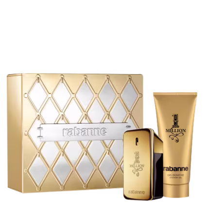 Imagem do produto Conjunto 1 Million Rabanne Masculino - Perfume Eau de Toilette 50ml + Gel de Banho 100ml