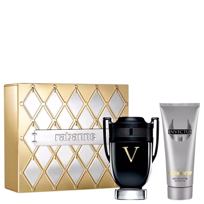 Imagem do produto Conjunto Invictus Victory Rabanne Masculino - Perfume Eau de Parfum Extrême 100ml + Shampoo 100ml