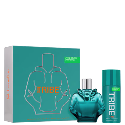 Imagem do produto Conjunto Colors We are Tribe Cool Benetton Masculino Eau de Toilette 90ml + Desodorante Corporal 150ml