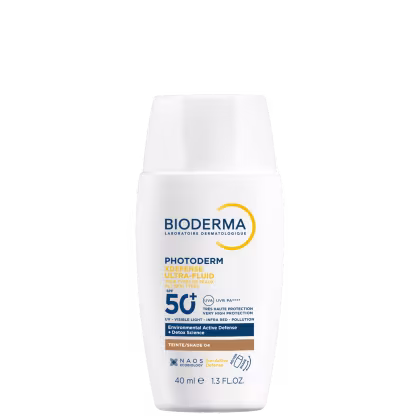 Protetor Solar Facial Bioderma Photoderm XDefense SPF 50+ na cor 4.0 de 40ml