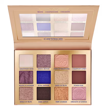 Paleta de Sombras Catrice Mulher Maravilha 010 Wonder Woman Story, 15,5g.