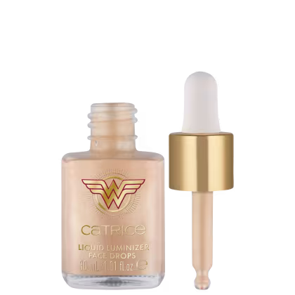 Sérum Iluminador Facial Catrice Mulher Maravilha, 30ml.