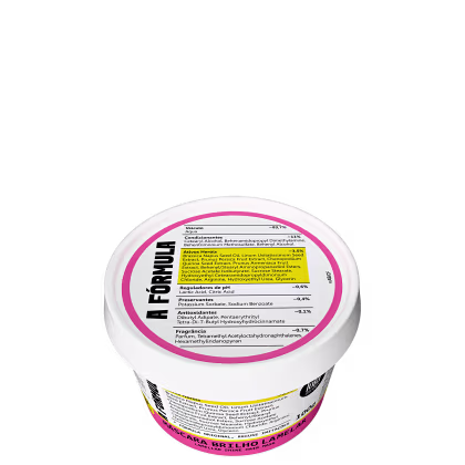 Máscara capilar A Fórmula, da marca Lola From Rio, volume de 100g