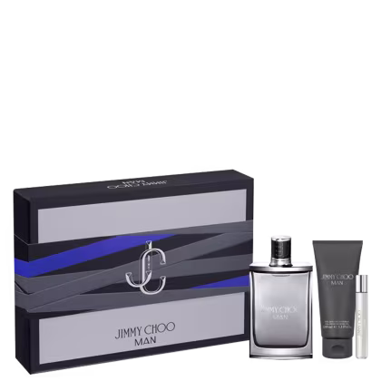 Conjunto Man Jimmy Choo Masculino EDT 100ml + Gel de Banho 100ml + TS 7,5ml.