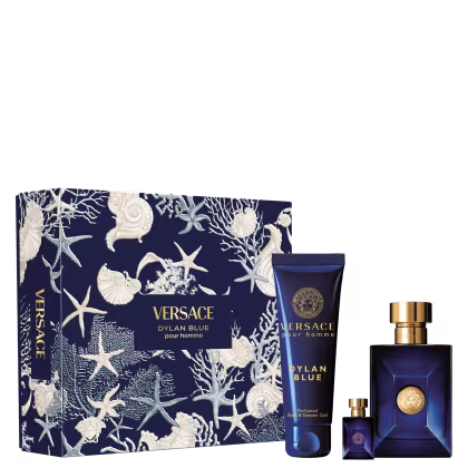Imagem do produto Conjunto Dylan Blue Pour Homme Versace EDT Masculino (3 Produtos)