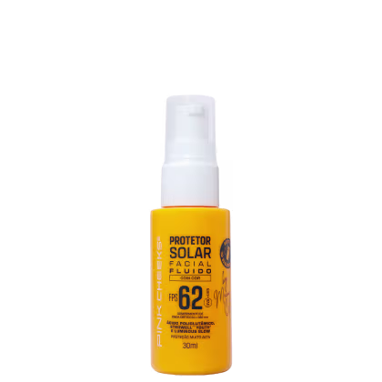 Imagem do produto Pink Cheeks by Manu Cit FPS 62 FPUVA 35 Cor 20 - Protetor Solar Facial Fluido 30ml