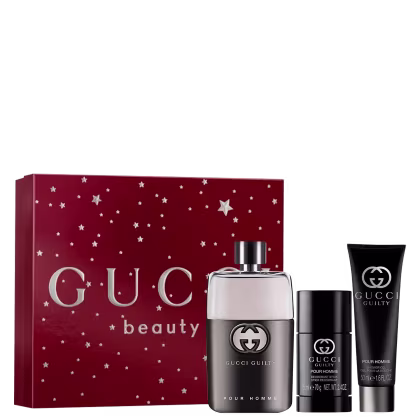 Imagem do produto Conjunto Guilty pour Homme Gucci Masculino - Perfume Eau de Toilette 90ml + Showe Gel 50ml + Desodorante 75ml