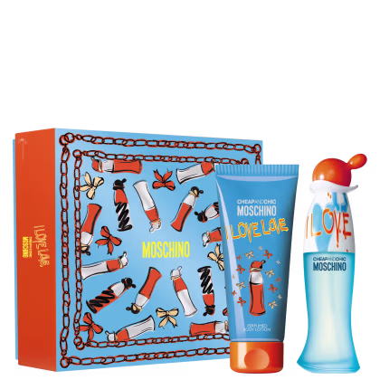 Imagem do produto Conjunto I Love Love Moschino Feminino - Perfume Eau de Toilette 50ml + Body Lotion 100ml