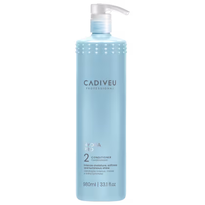 Condicionador Cadiveu Professional Hydra Pro de 980ml, em embalagem azul