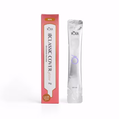 Imagem do produto Vòlia - Gel Construtor - Sachê Refil - Classic Glitter Cover -14g