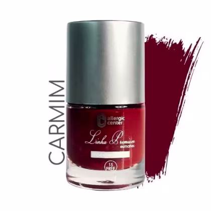 Imagem do produto Esmaltes Hipoalergênicos Premium 15 Free 7ml Allergic Center Cor:Carmim