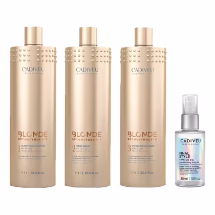 Imagem do produto Kit Cadiveu Blonde Reconstructor Keeper + 4 Produtos