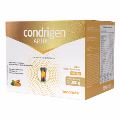 Imagem do produto Condrigen Artro Colágeno Tipo 1 2 Maxinutri Frutas Amarelas