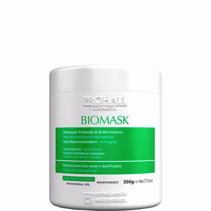 Imagem do produto Prohall Biomask - Máscara de Hidratação e Brilho 500g