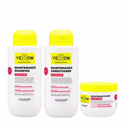 Imagem do produto Kit Yellow Professional Color Care Shampoo 500ml + Condicionador 500ml + Máscara 300ml